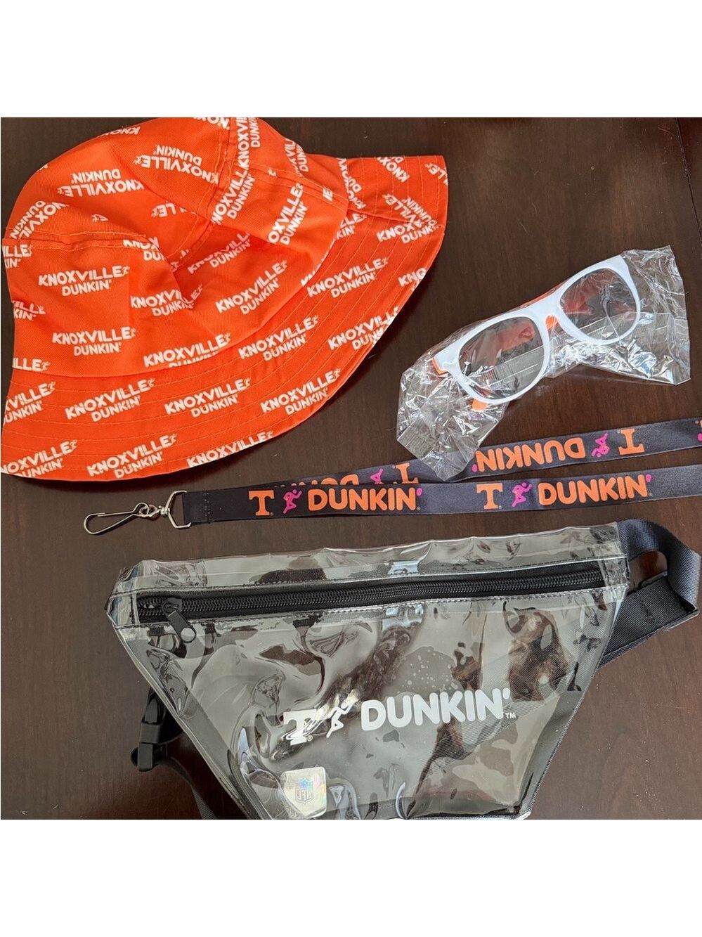 Set of 4 Dubkin Swag University of Tennessee Knoxville Dunkin Promotional items